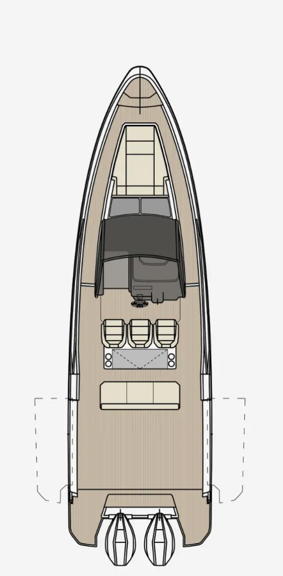Deuxième rangée coulissante